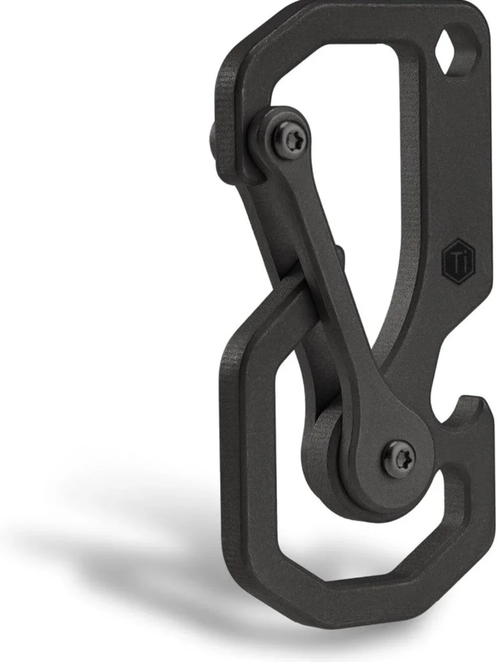 Durable Titanium Carabiner Keychain Multitool | Versatile Outdoor Gear